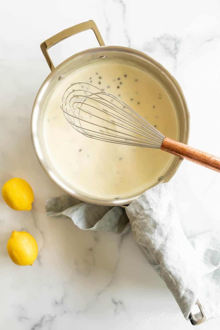 Lemon caper sauce