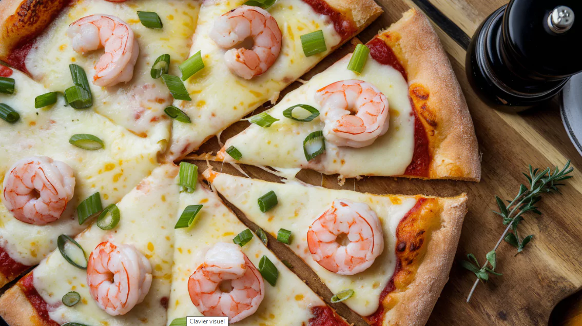 shrimp alfredo pizza scratch