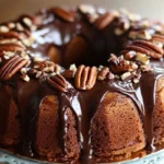 German Chocolate Pecan Pound Cake