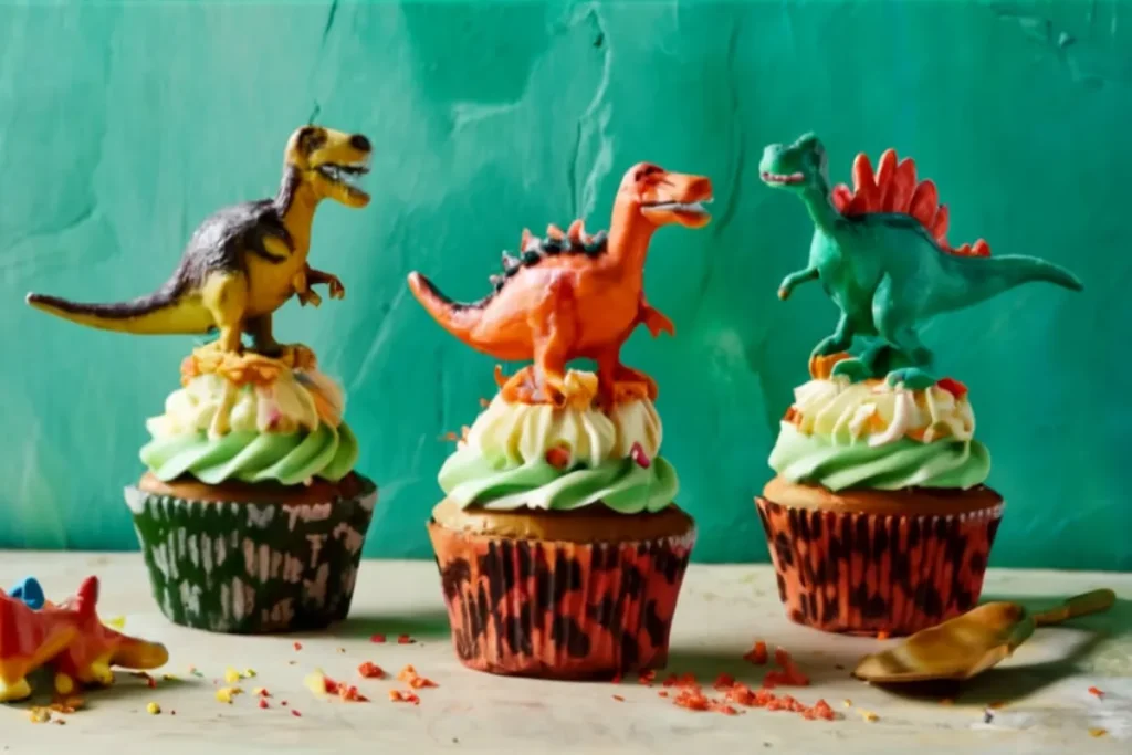 What Are the Colors of Dinosaur Cupcakes